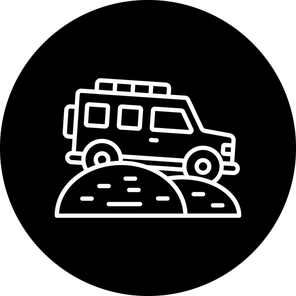 Desert Safari Vector Icon Style