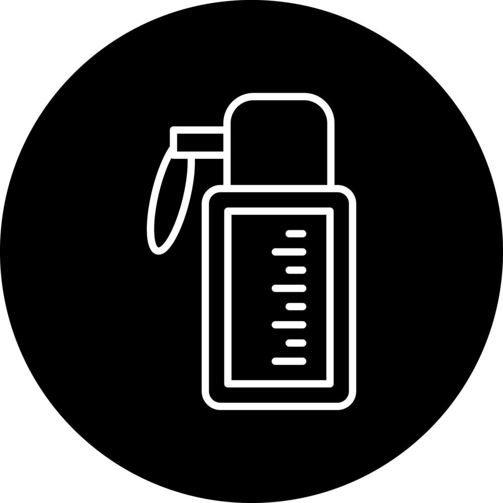 Water Flask Vector Icon Style