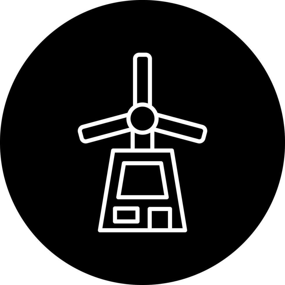 Windmill Vector Icon Style