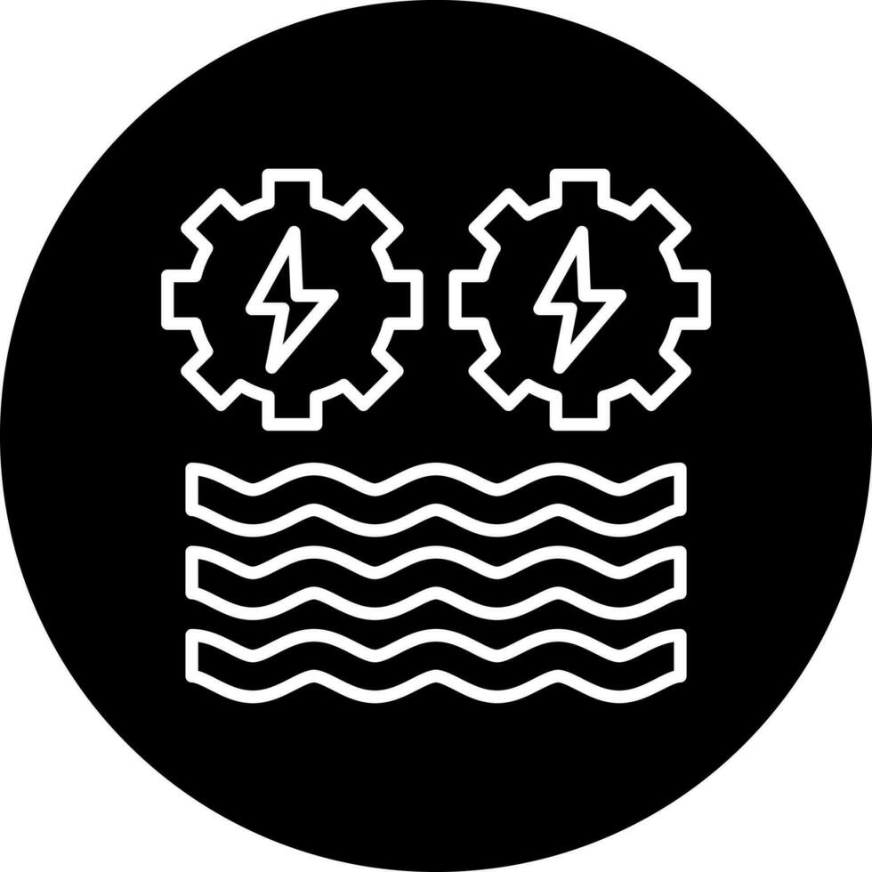 Hydro Power Vector Icon Style