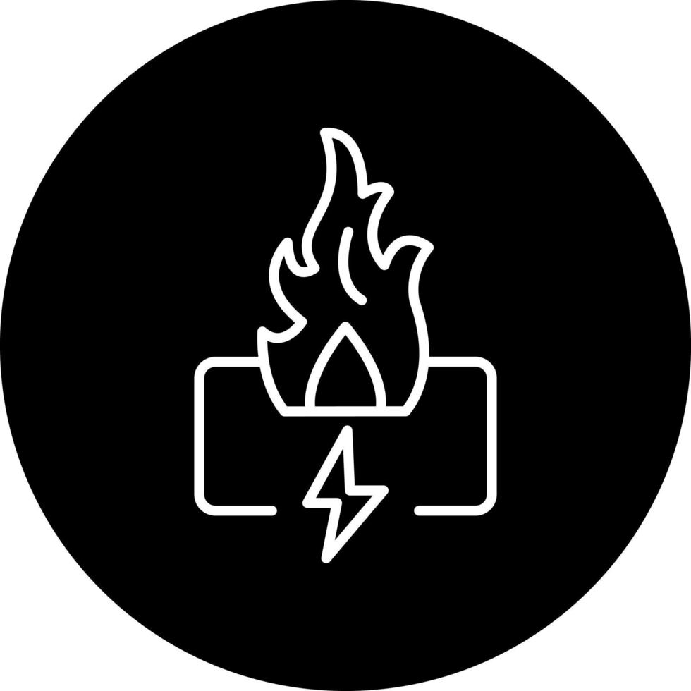 Fire Energy Vector Icon Style