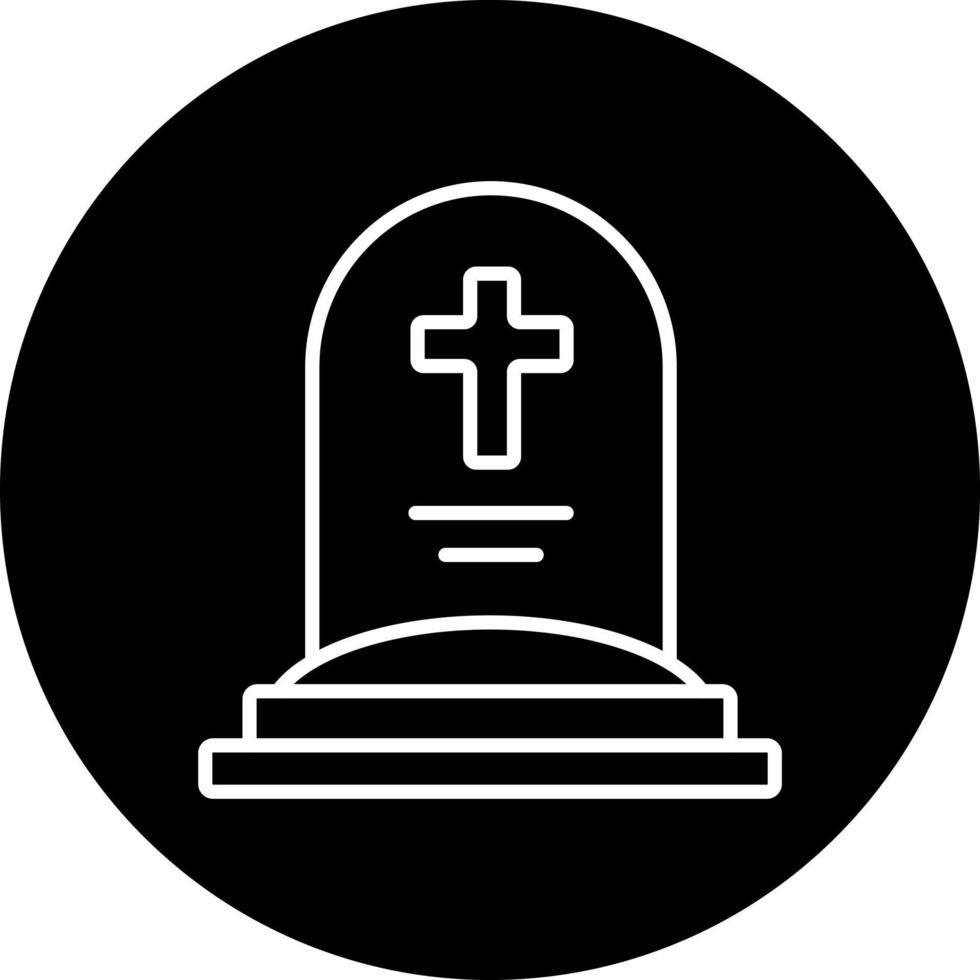 Grave Vector Icon Style