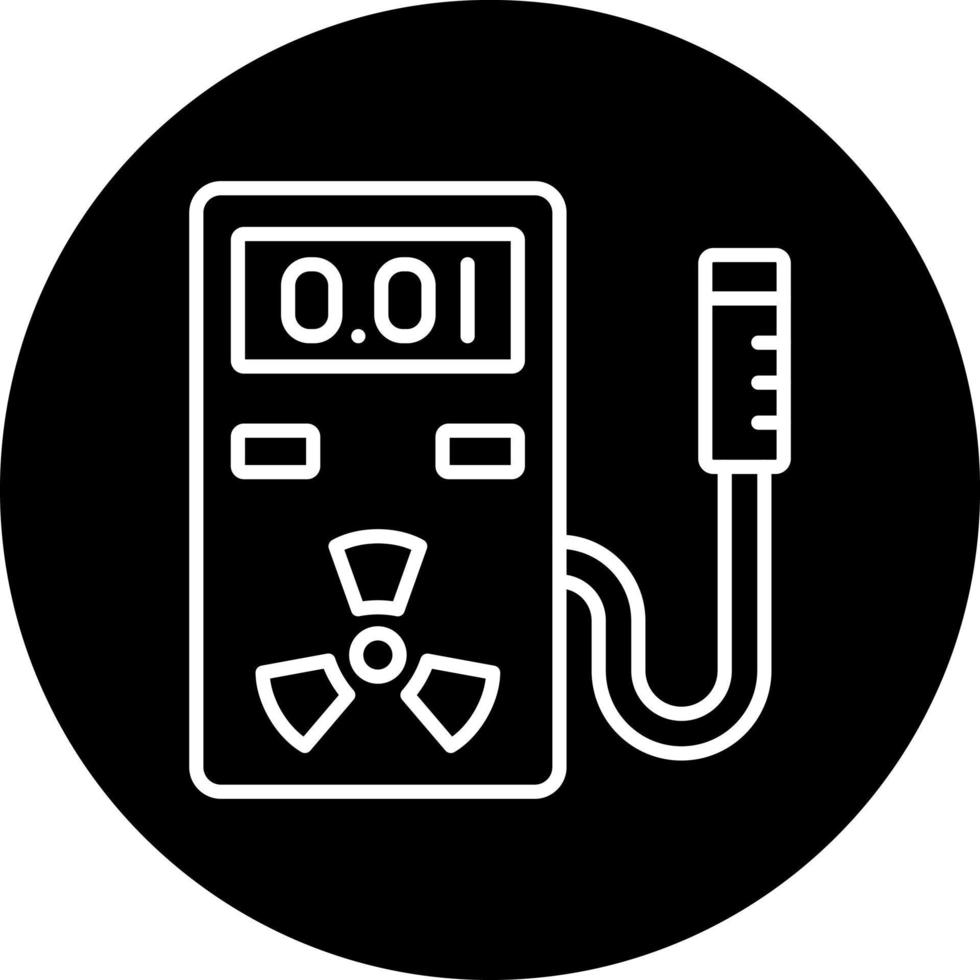 Geiger Counter Vector Icon Style