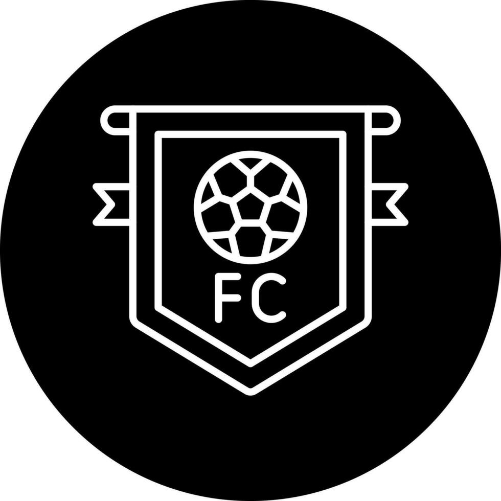 fútbol americano club vector icono estilo