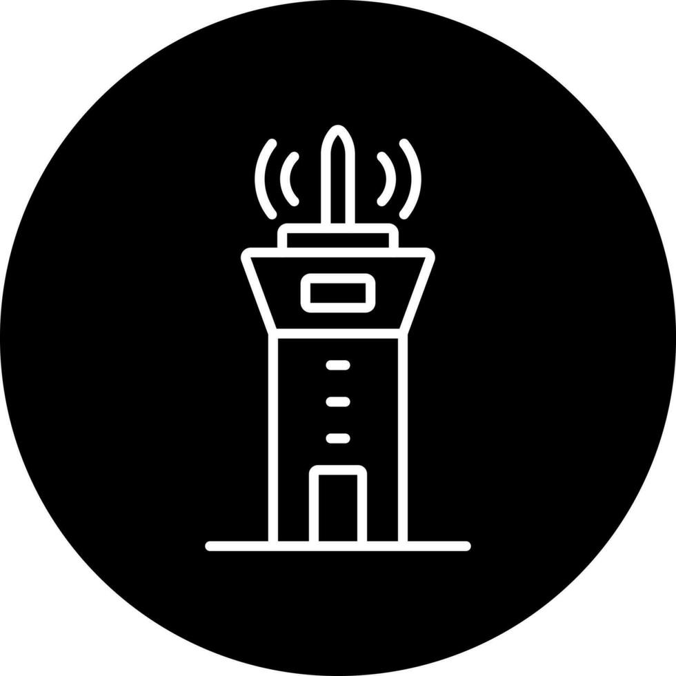 Control Tower Vector Icon Style