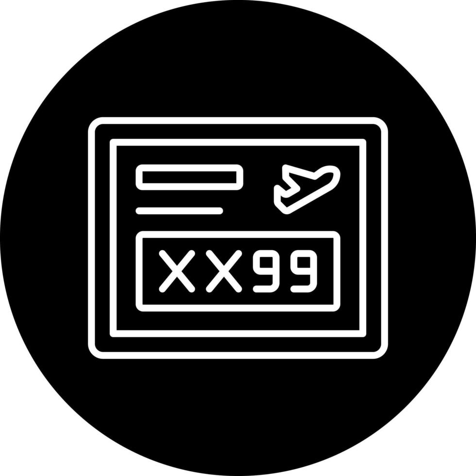 código compartido vuelo vector icono estilo
