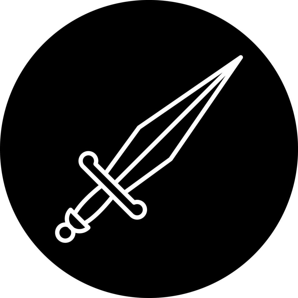 Dagger Vector Icon Style