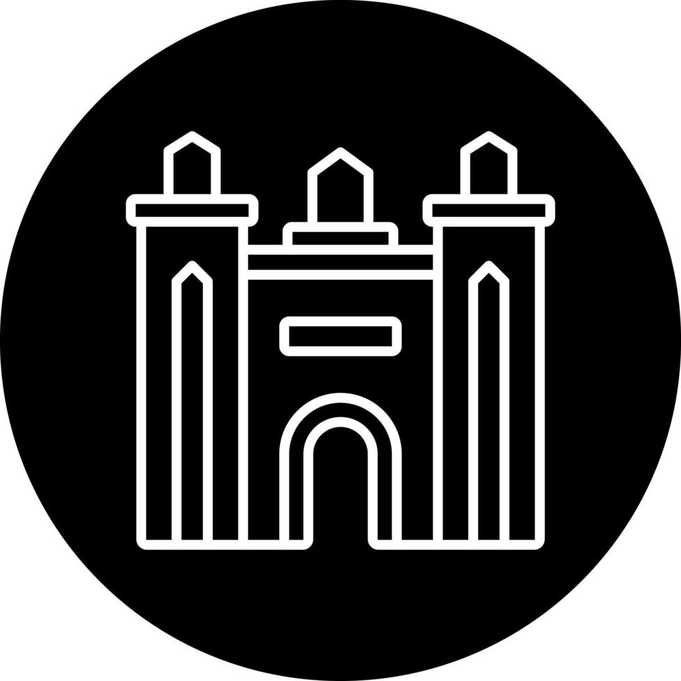 Dubai Gate Vector Icon Style