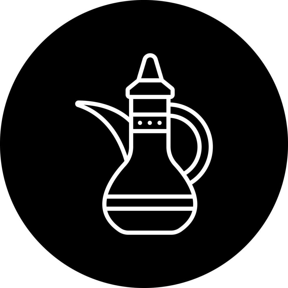 Arabic Teapot Vector Icon Style