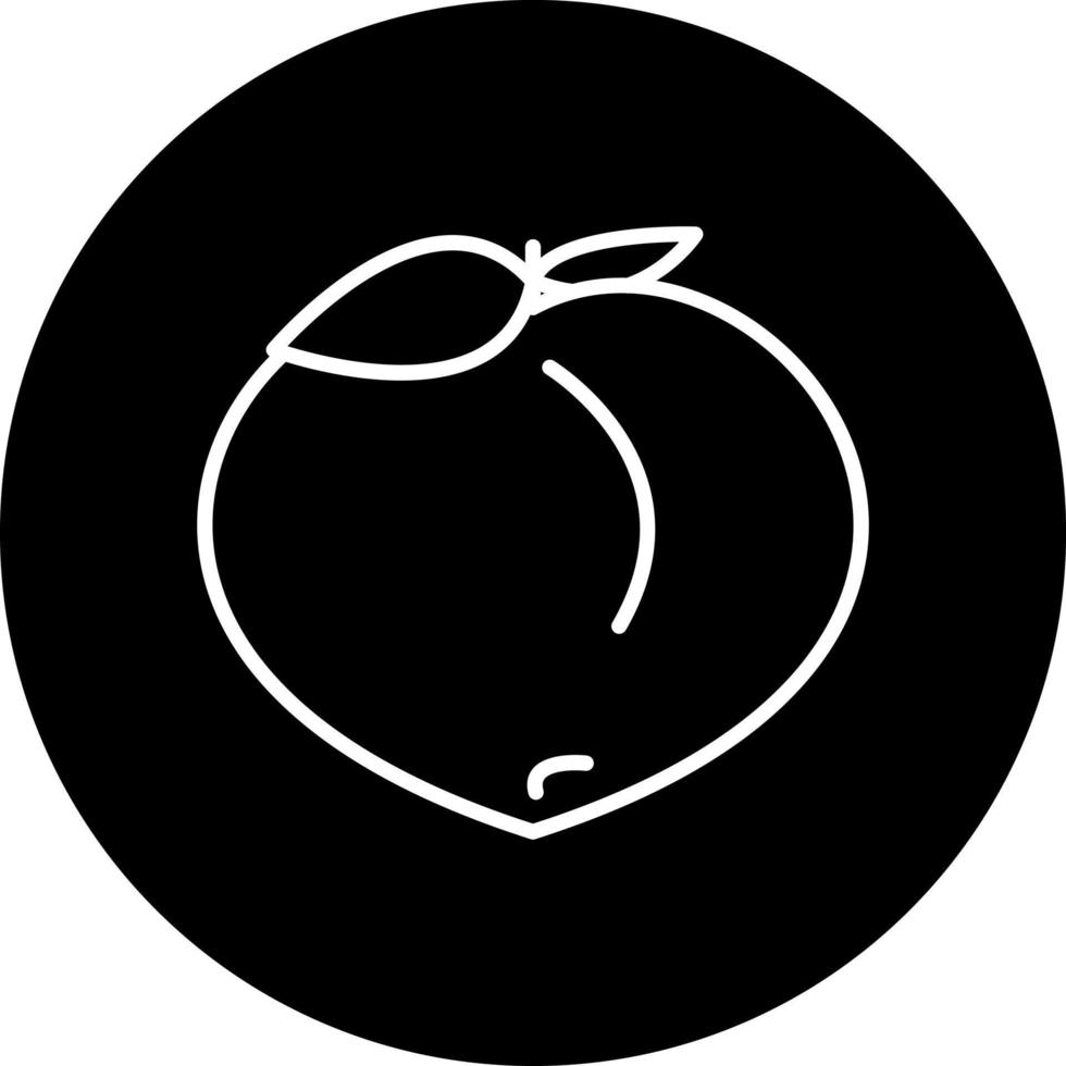 Peach Vector Icon Style