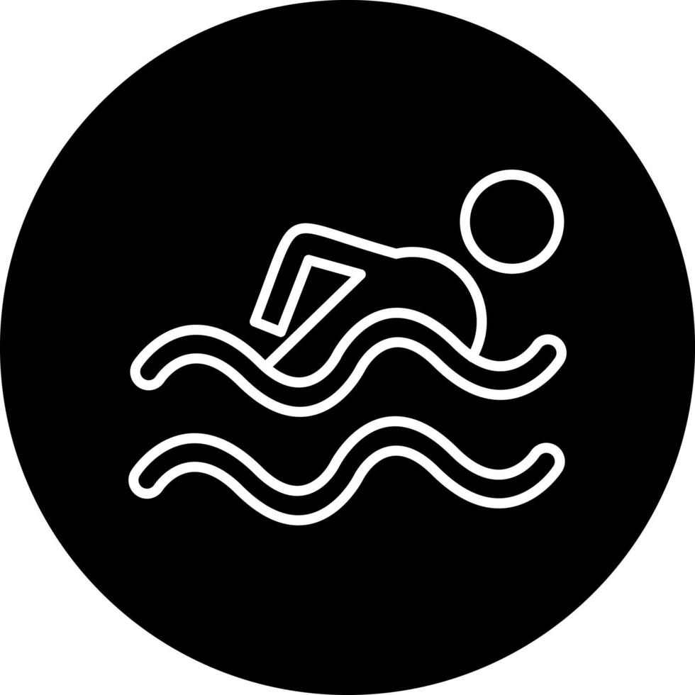 Swimming Pool Vector Icon Style