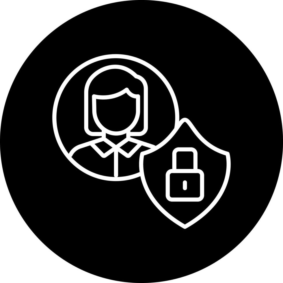 End User Privacy Vector Icon Style