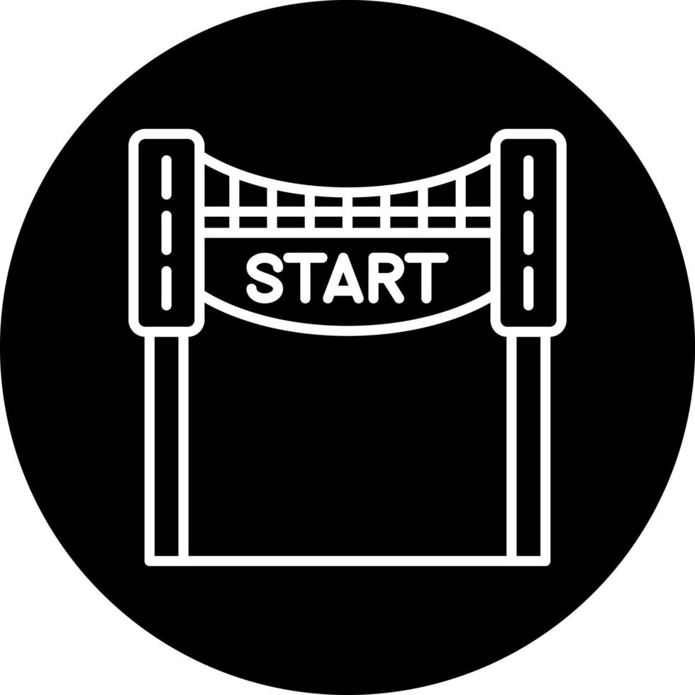 Race Start Vector Icon Style