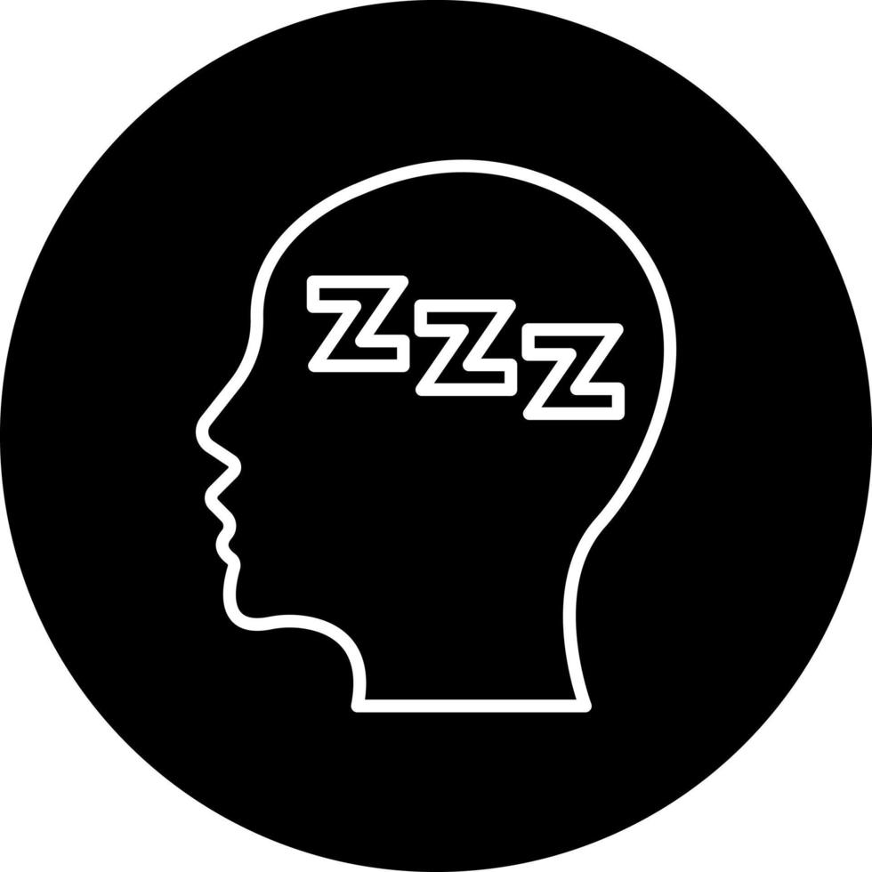 Fatigue Vector Icon Style