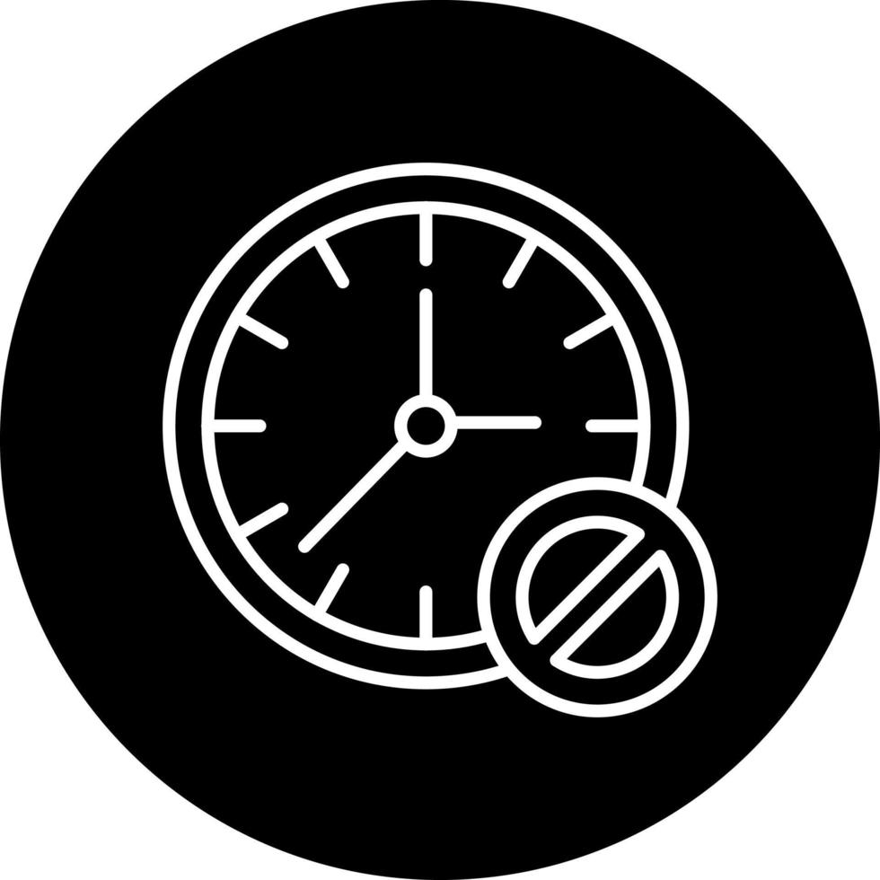 Block Time Vector Icon Style