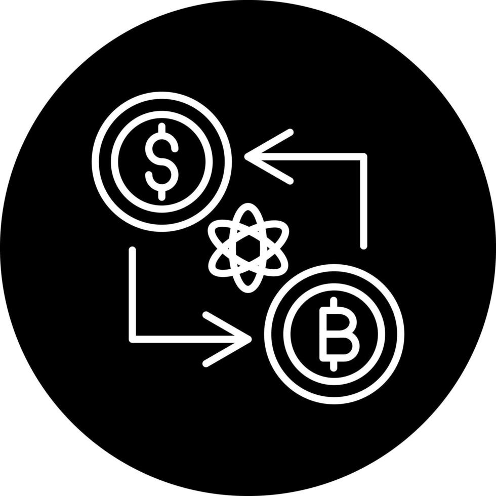 Atomic Swap Vector Icon Style