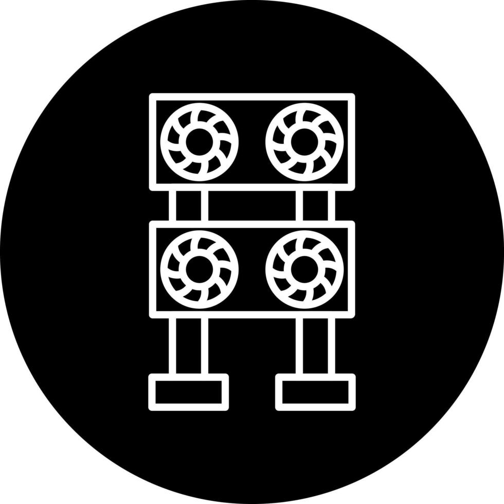 Mining Farm Vector Icon Style