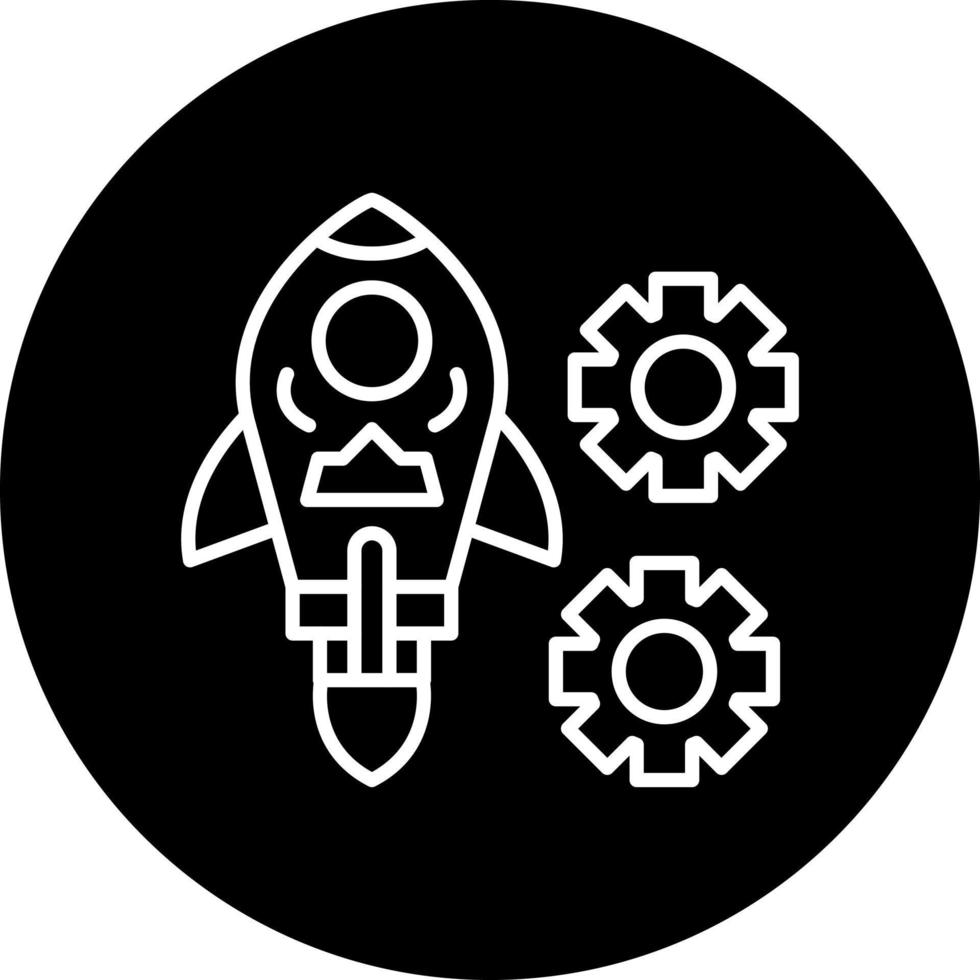 Project Launch Vector Icon Style