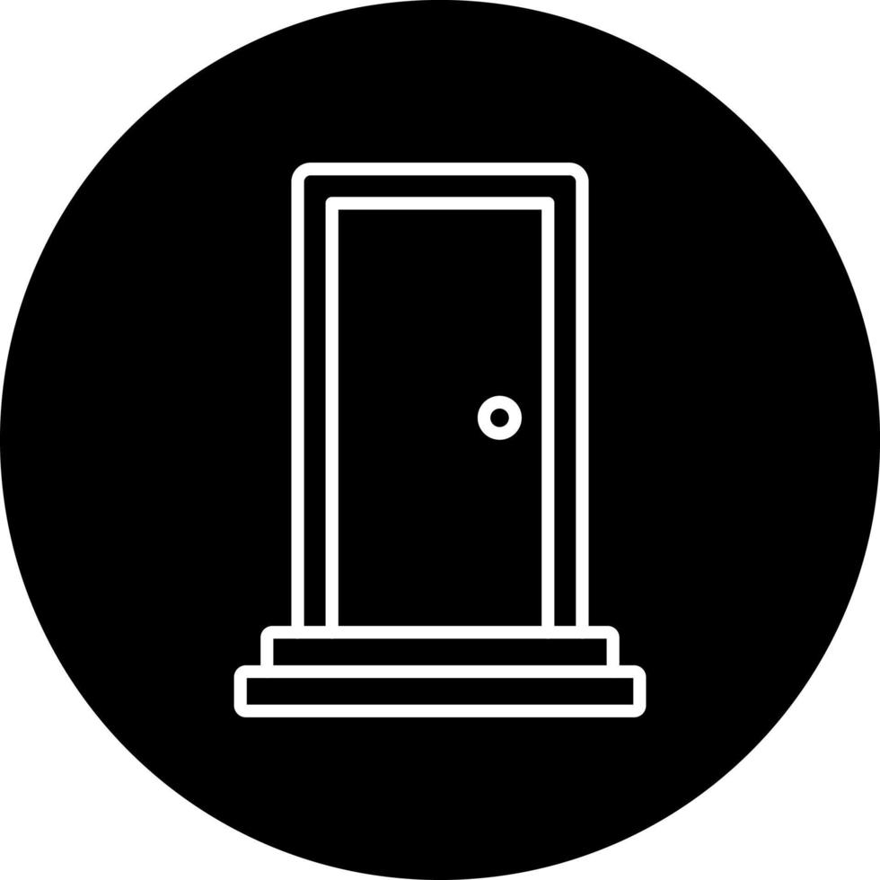 puerta vector icono estilo