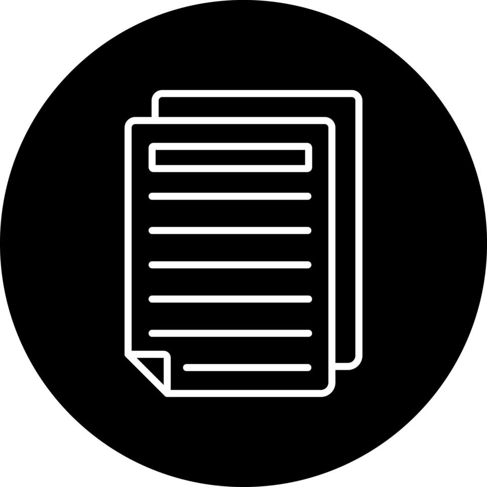 Document Vector Icon Style