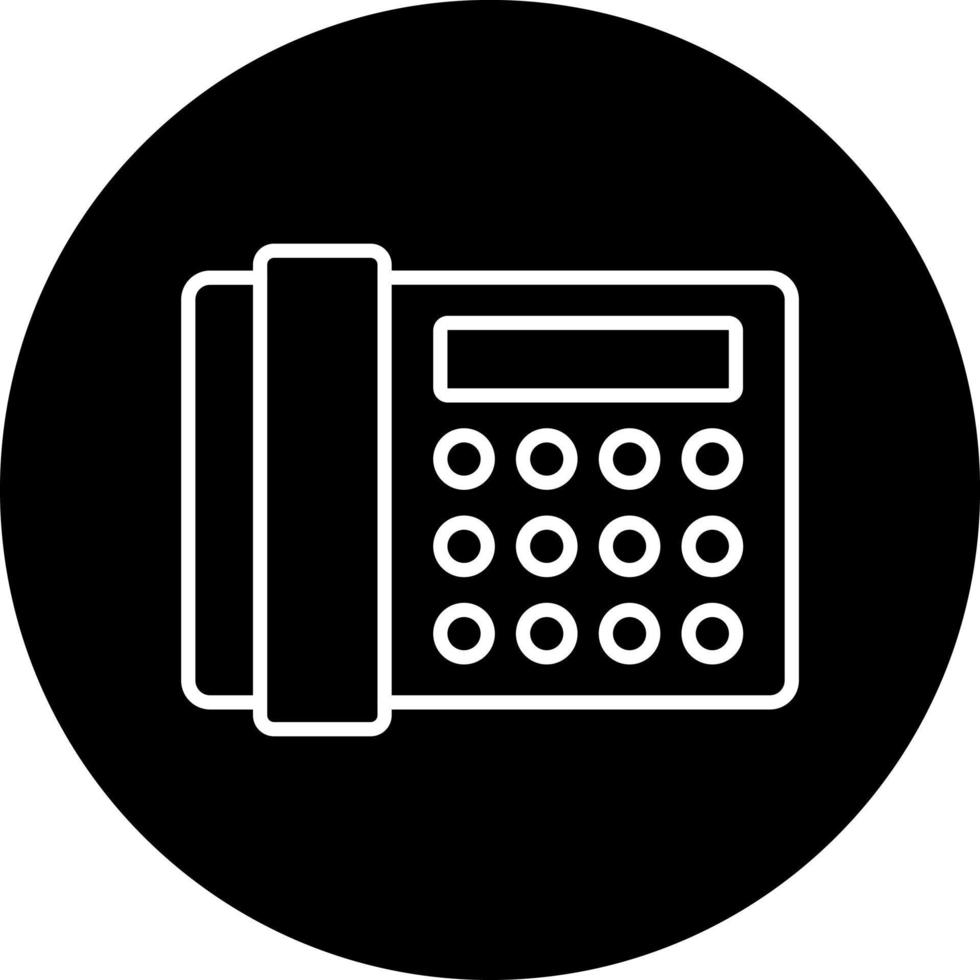 Landline Vector Icon Style