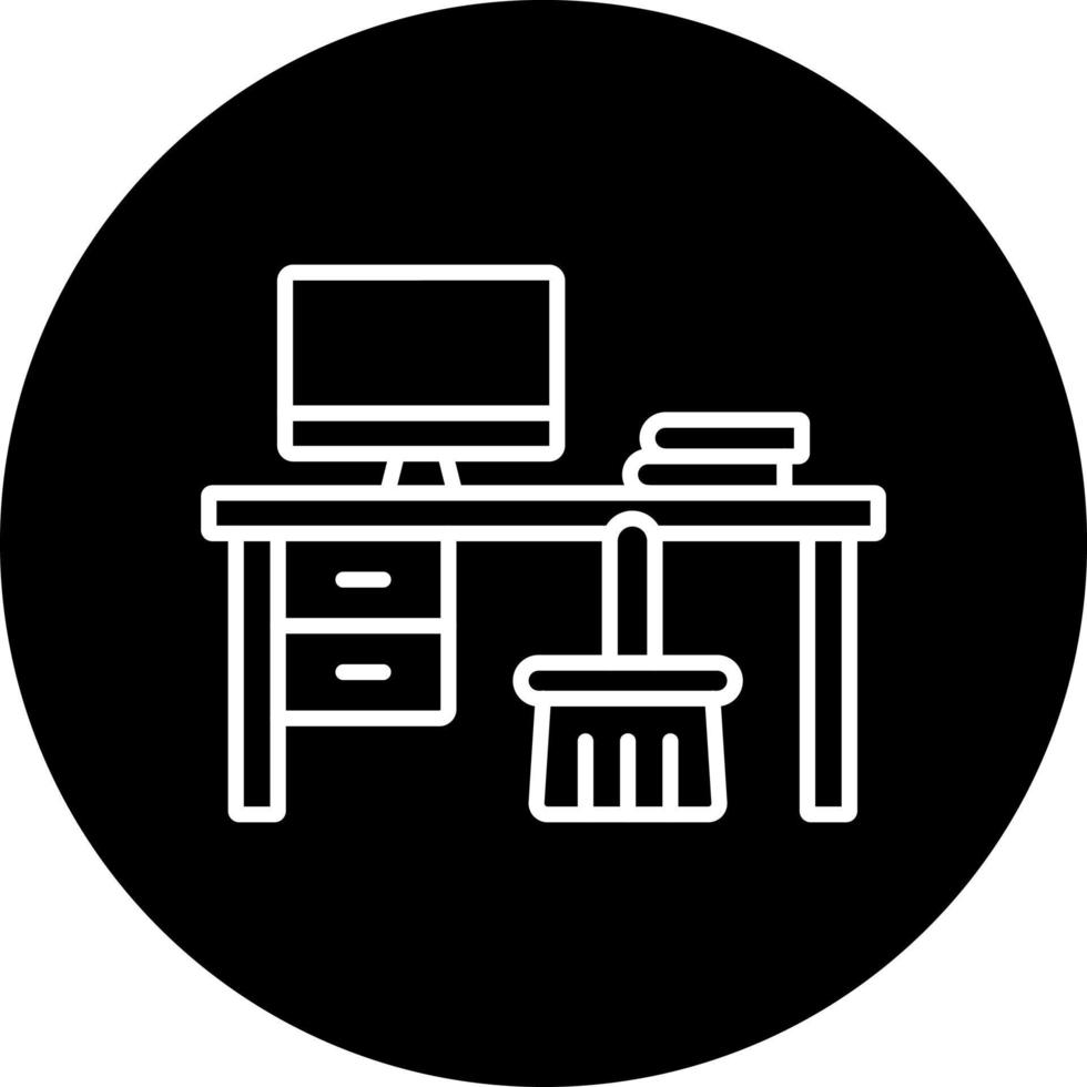 Office Cleaning Vector Icon Style