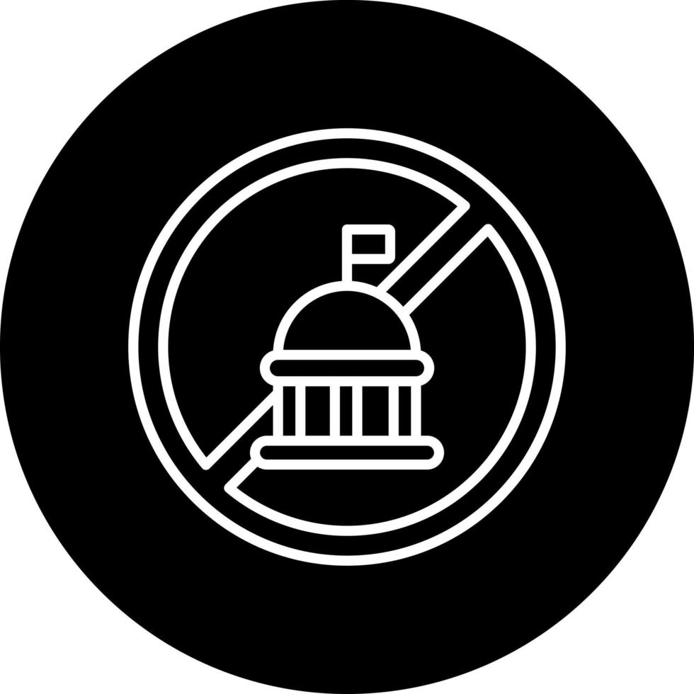 Anti Government Vector Icon Style