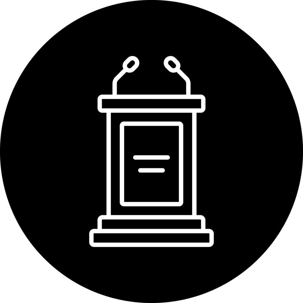 Bully Pulpit Vector Icon Style