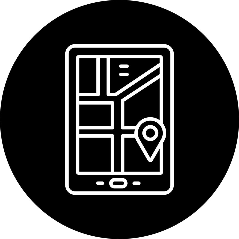 GPS Device Vector Icon Style