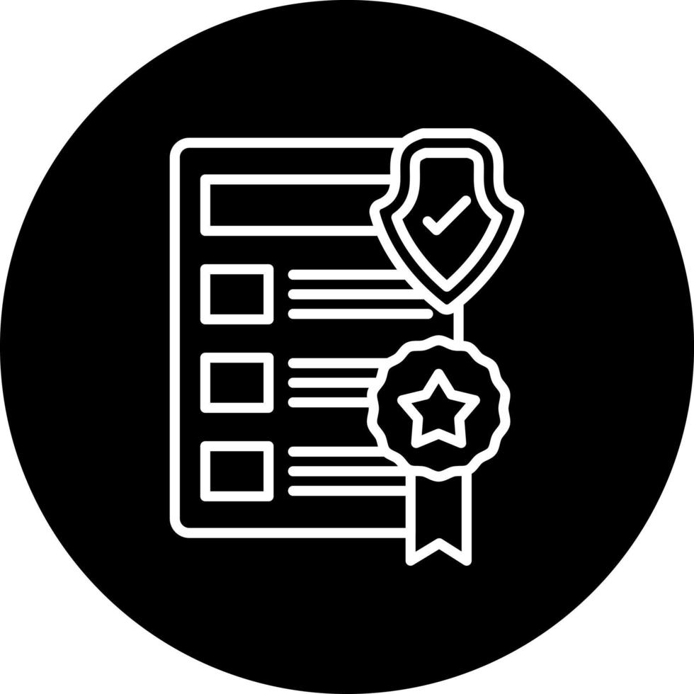 Privacy Policy Template Vector Icon Style