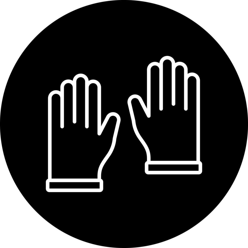 Gloves Vector Icon Style