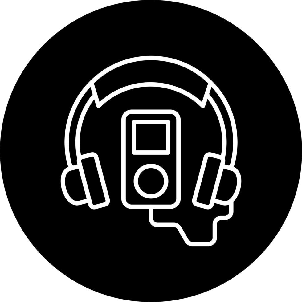 audio guía vector icono estilo