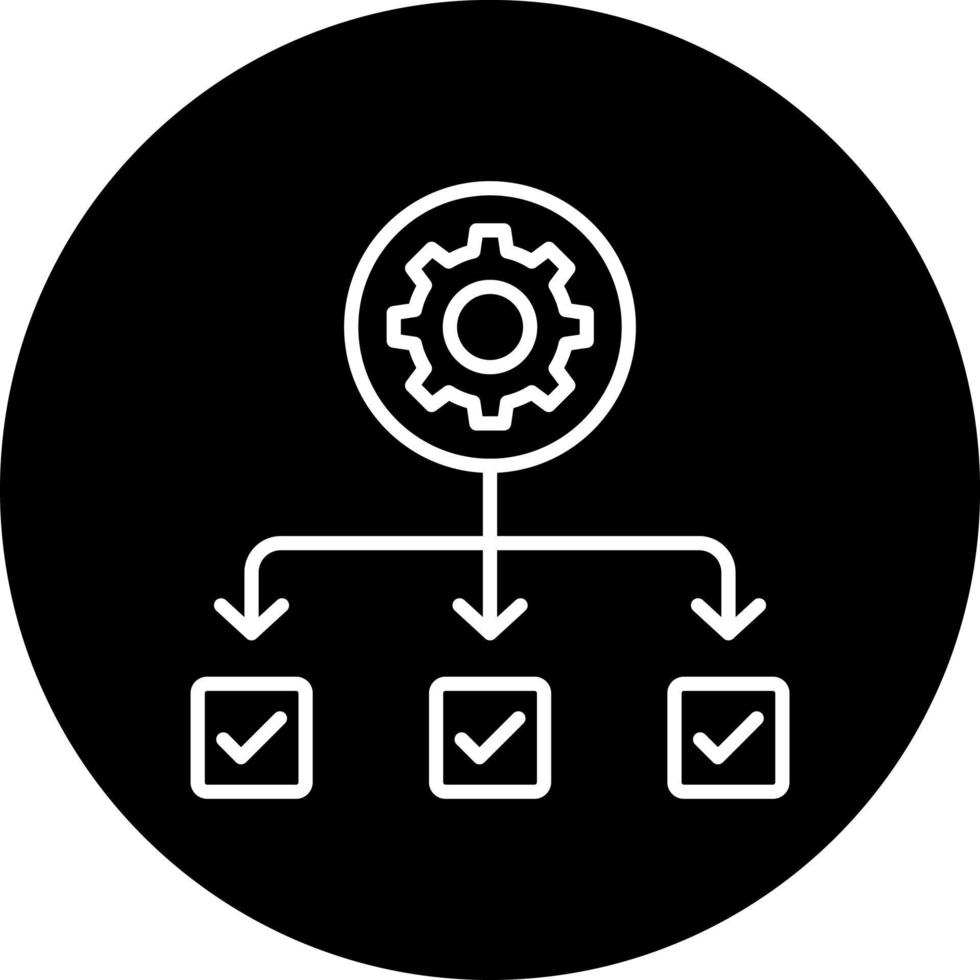 Planning System Vector Icon Style