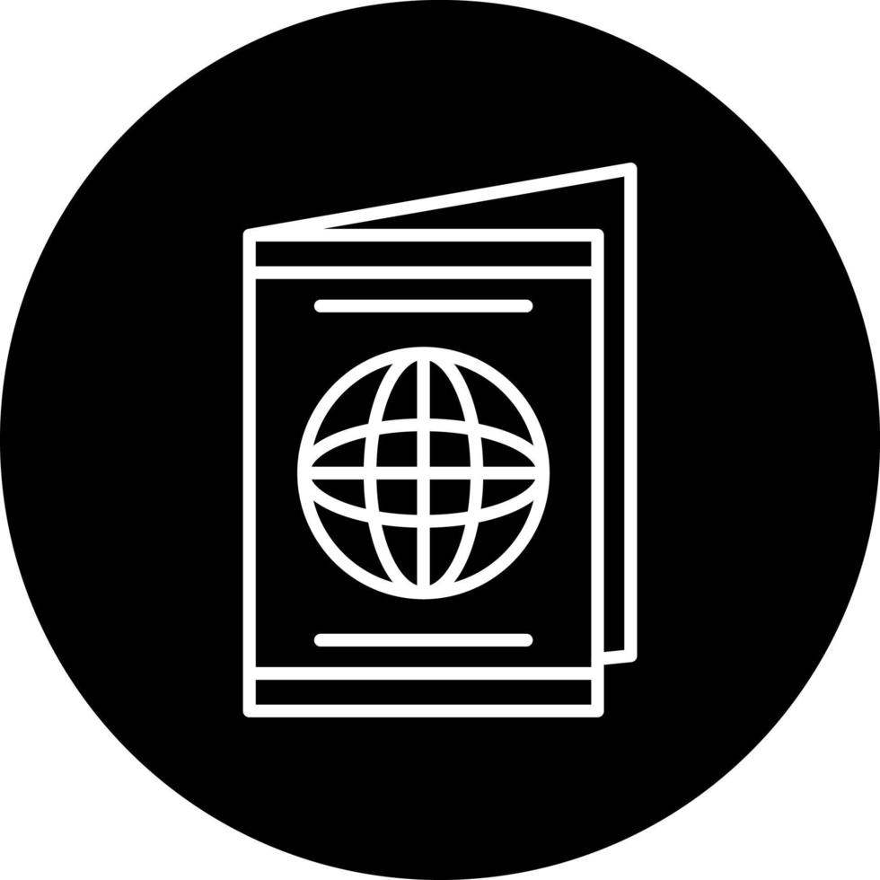 Passport Vector Icon Style