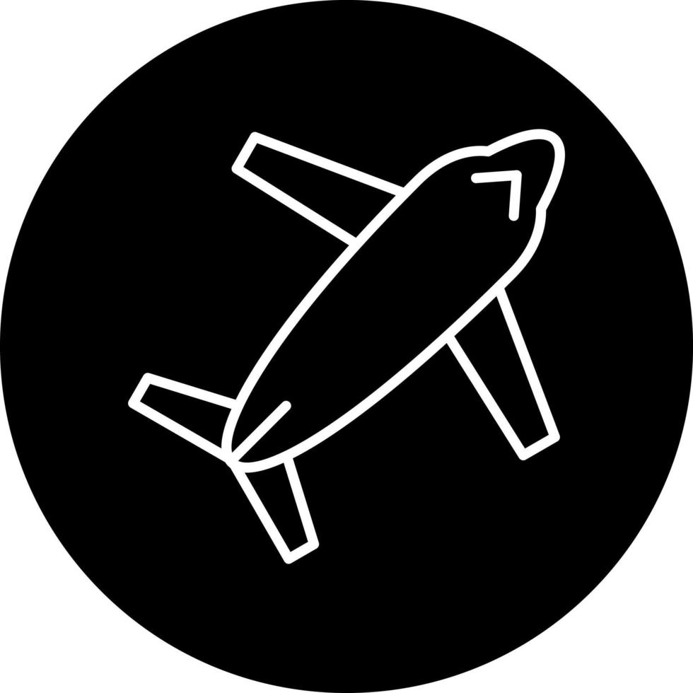 Plane Vector Icon Style