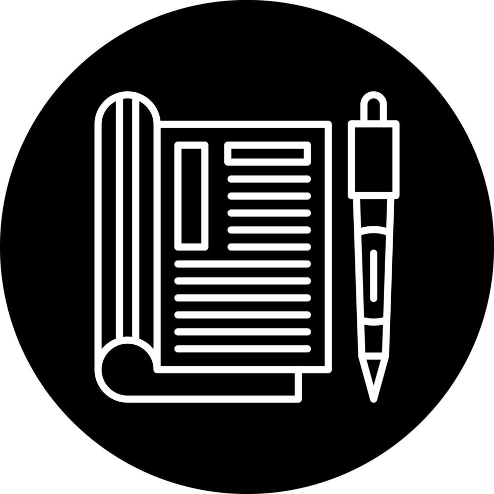 Editorial Vector Icon Style