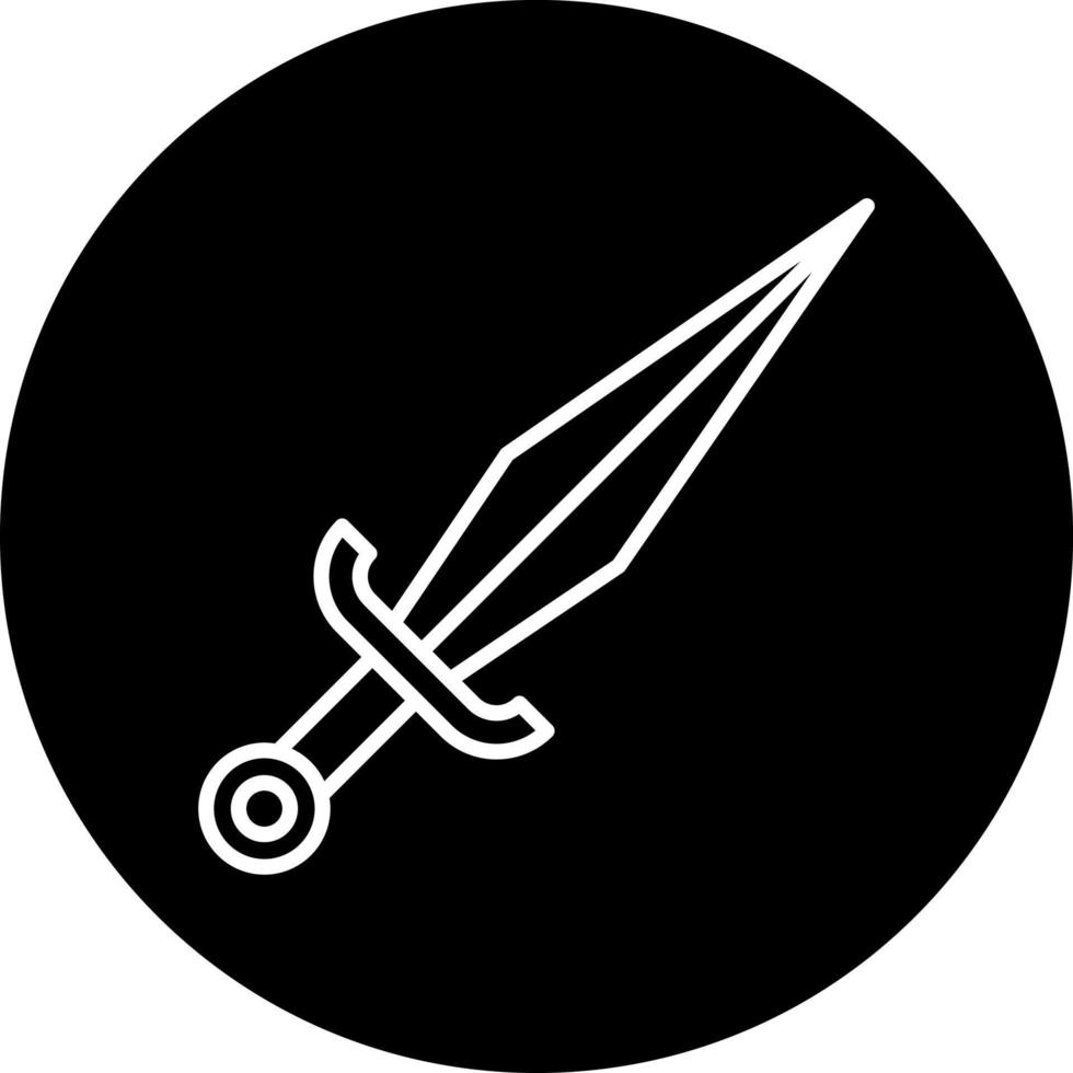Dagger Vector Icon Style