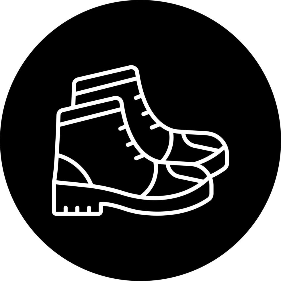 Zapatos vector icono estilo