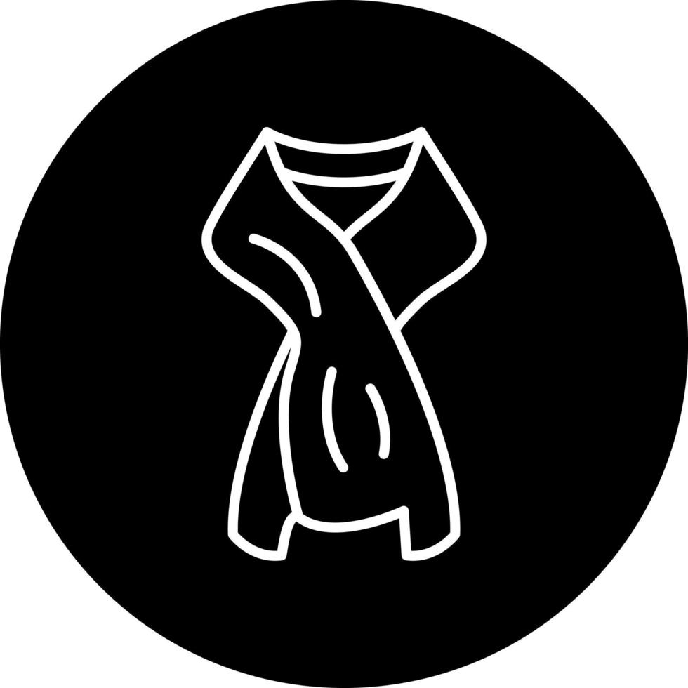 bufanda vector icono estilo