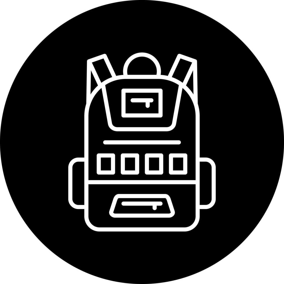 Backpack Vector Icon Style