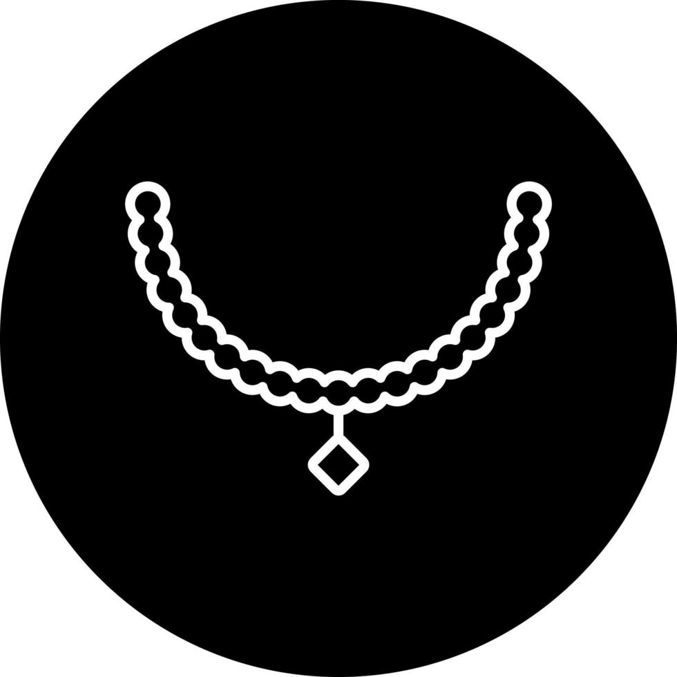 collar vector icono estilo