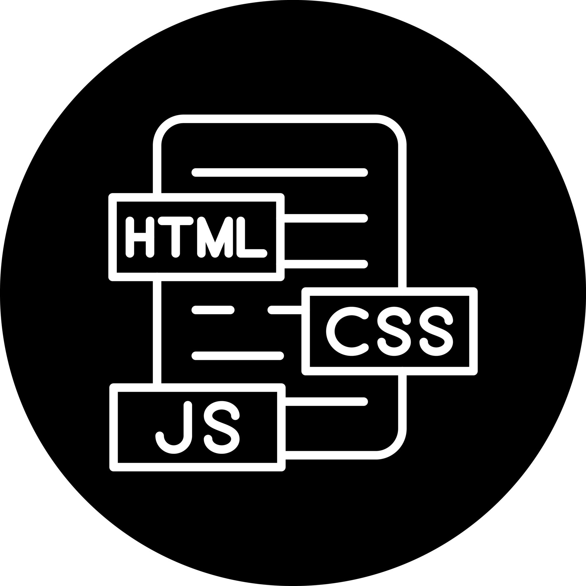 Html Js Css Vector Icon Style 22550803 Vector Art at Vecteezy