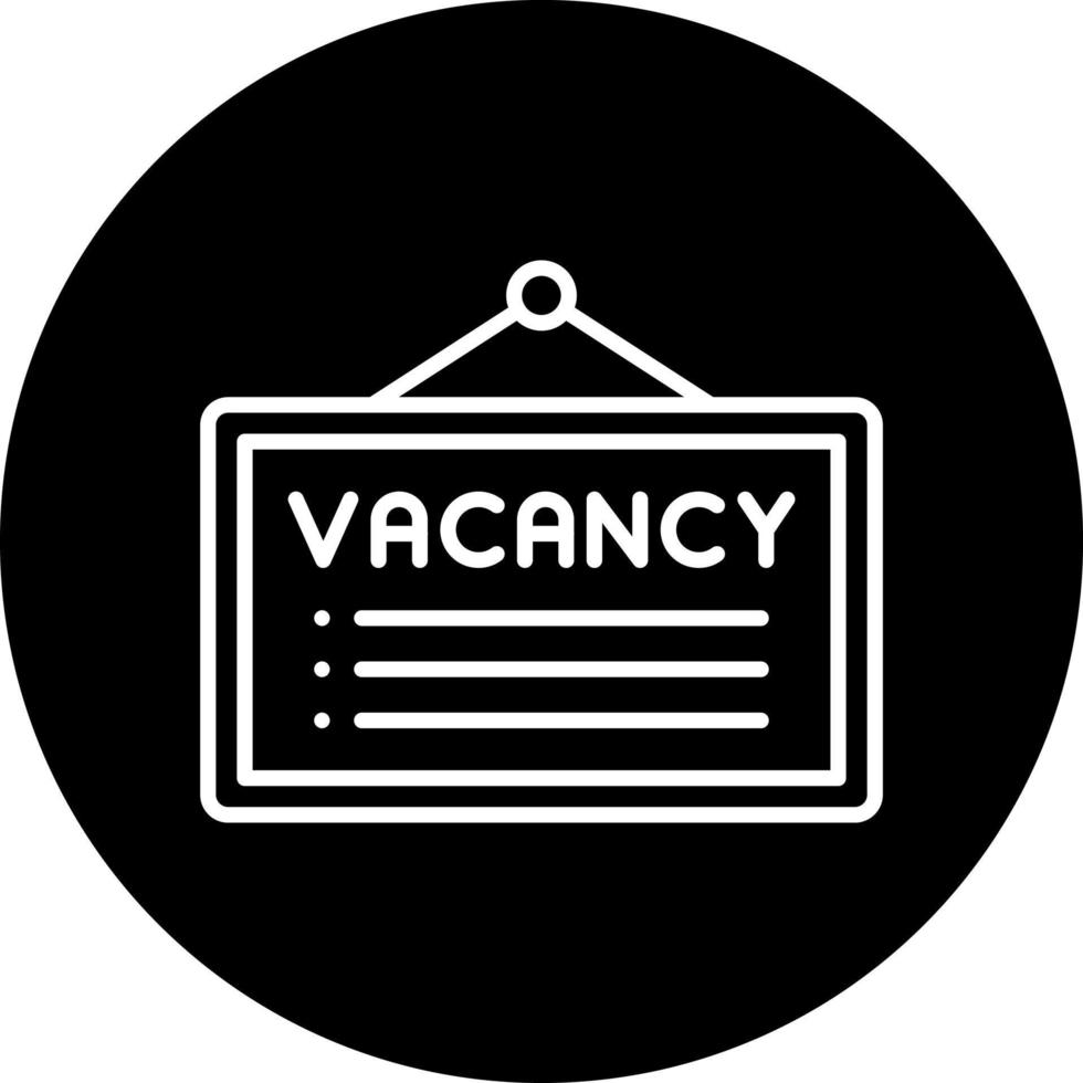Job Vacancy Vector Icon Style
