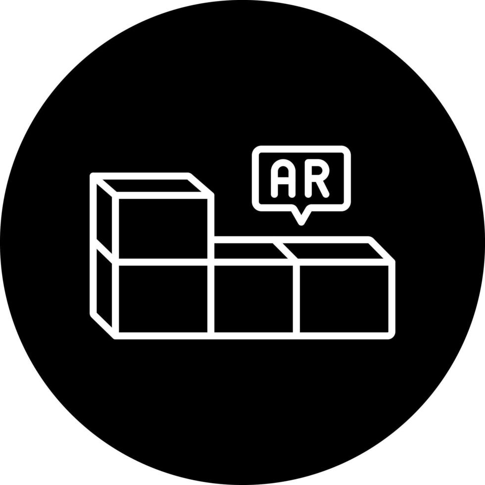Ar Building Blocks Vector Icon Style