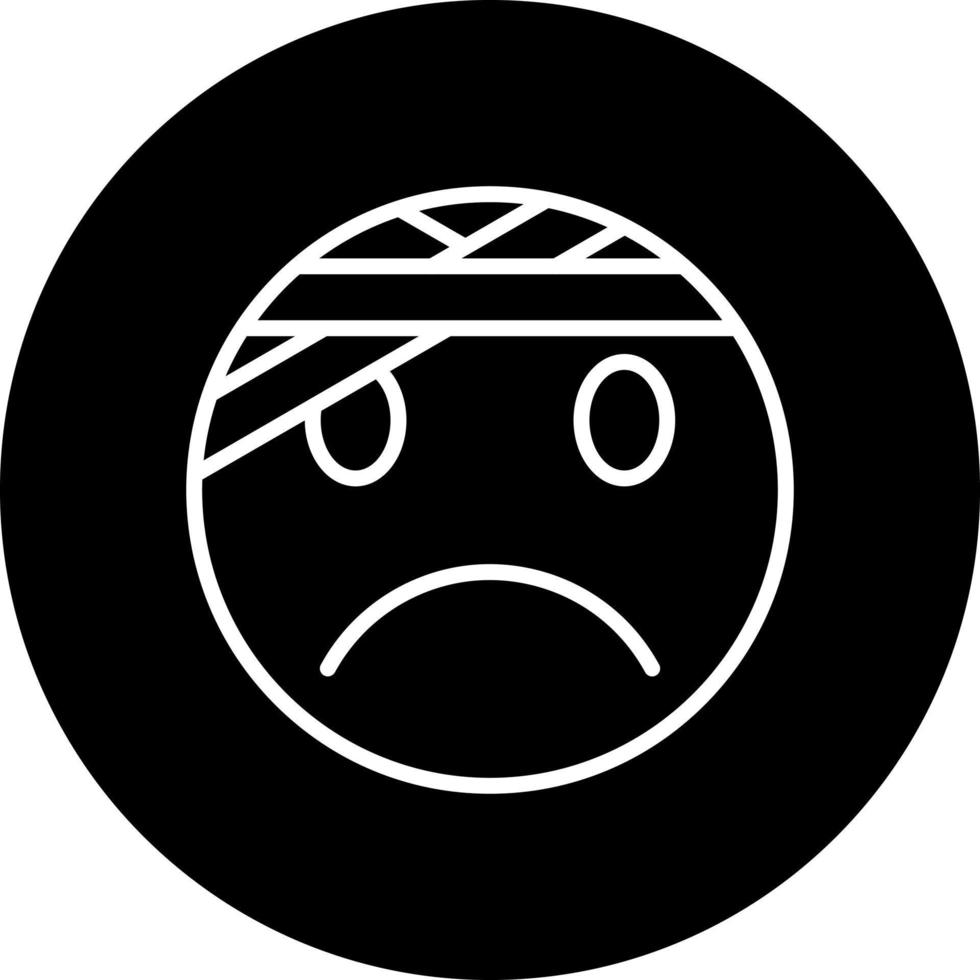 Injured Vector Icon Style