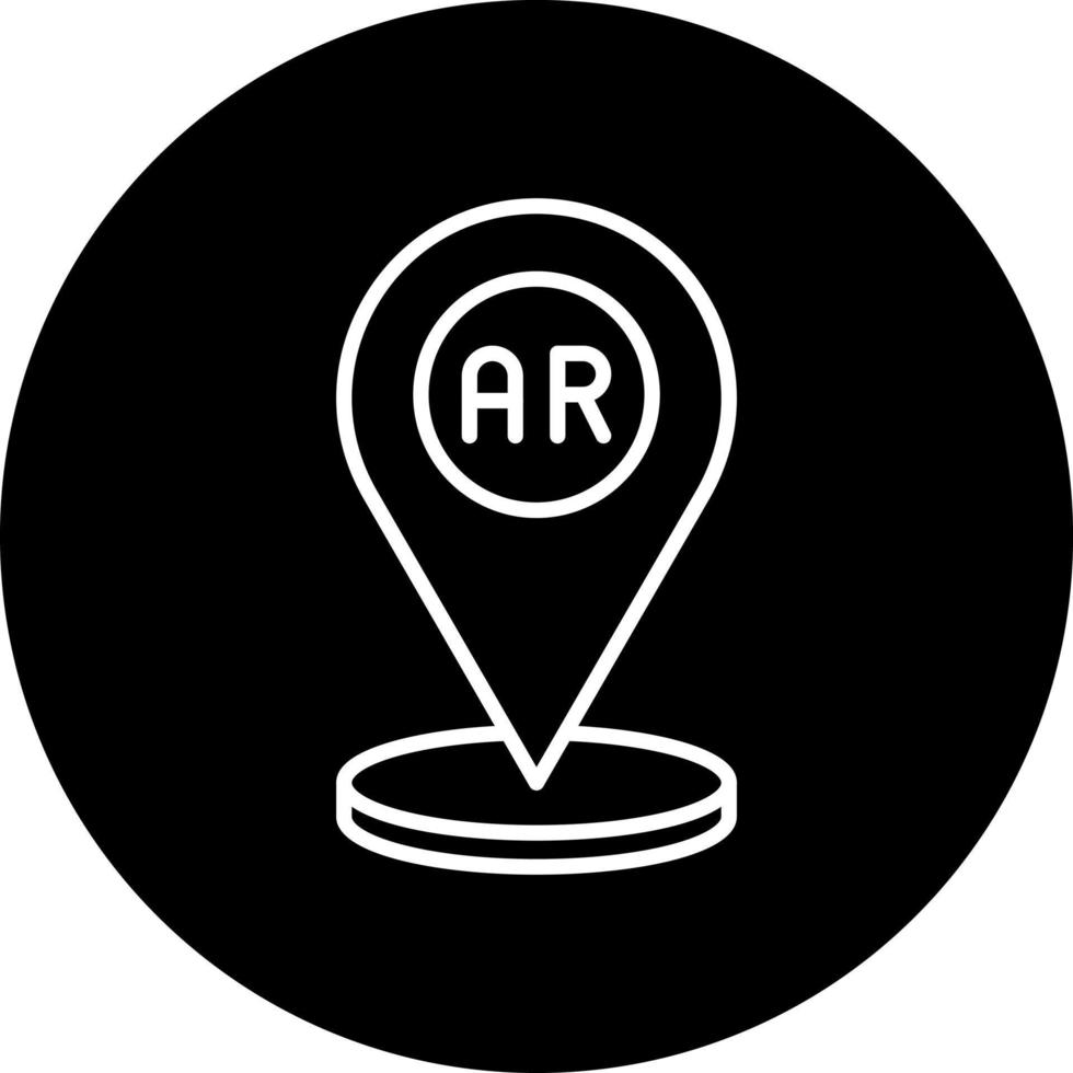 Ar Navigation Vector Icon Style