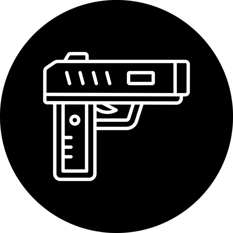 Pistol Vector Icon Style