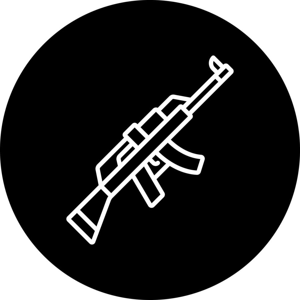 Rifle Vector Icon Style