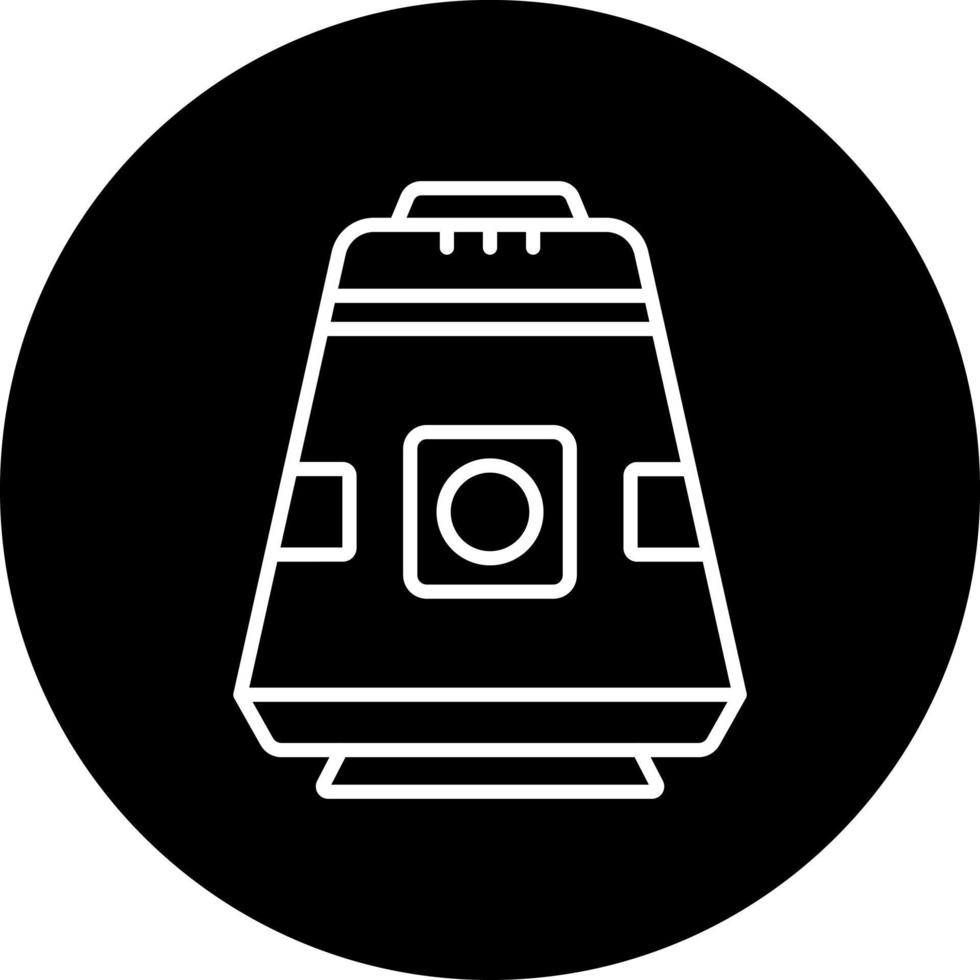 Space Capsule Vector Icon Style