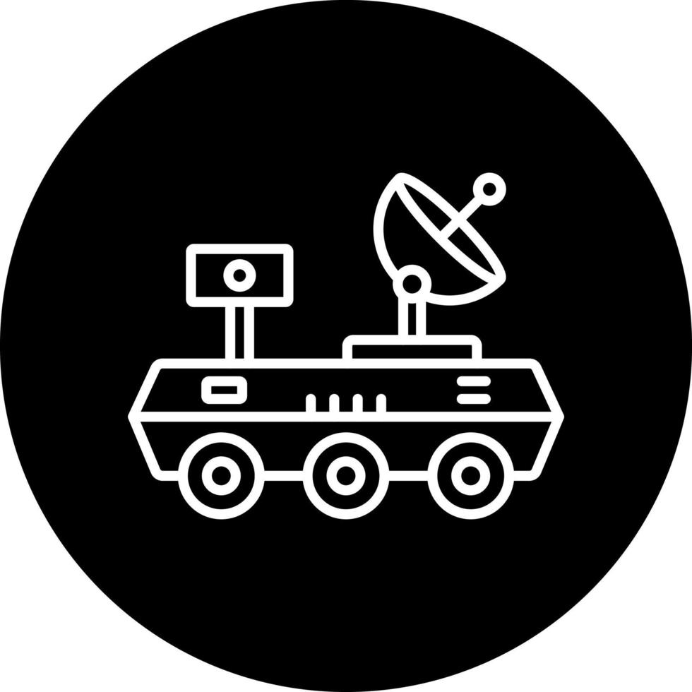 Mars Rover Vector Icon Style